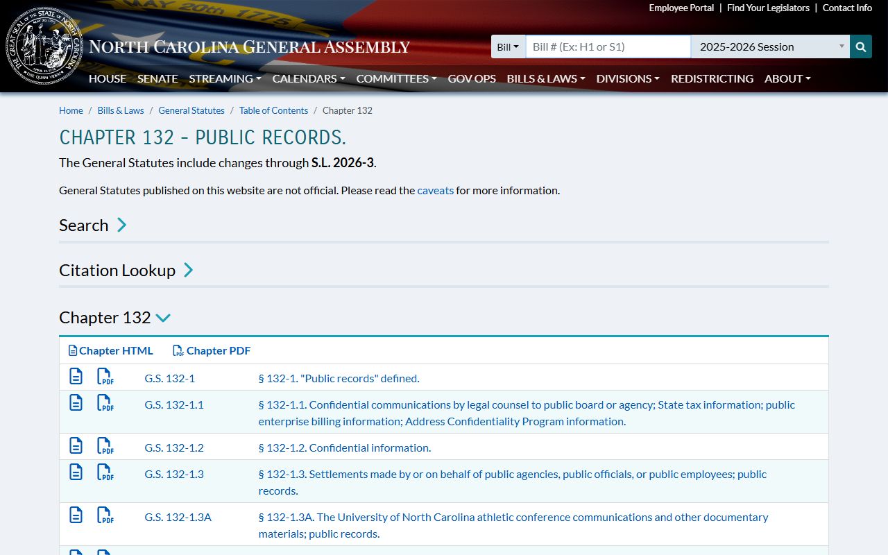 Greene County criminal court records North Carolina public records statute index