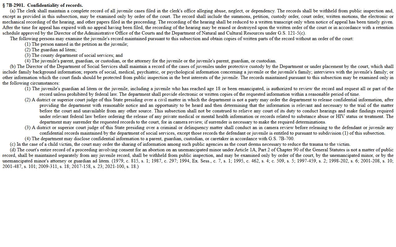 Greene County probate records confidentiality statute page